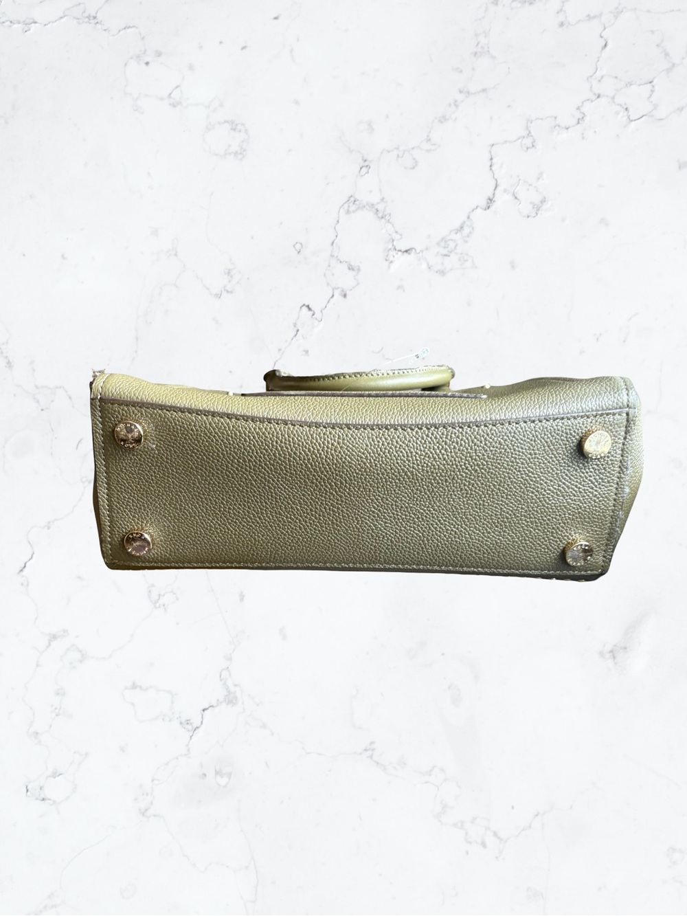 MICHAEL KORS HAYES Medium Leather Messenger Bag, Green - Picture 4 of 7